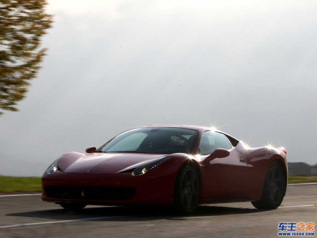 红色 法拉利458 italia