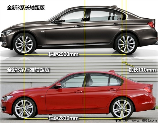 宝马新3系长轴版官图详解 轴距加长110mm