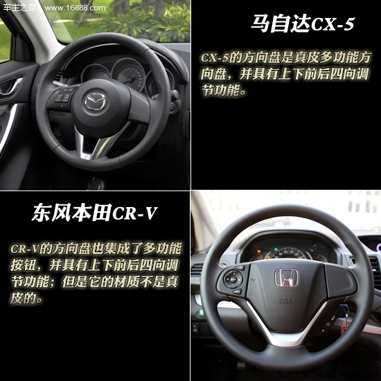 马自达CX-5对比东风本田CR-V 运动还是舒适？