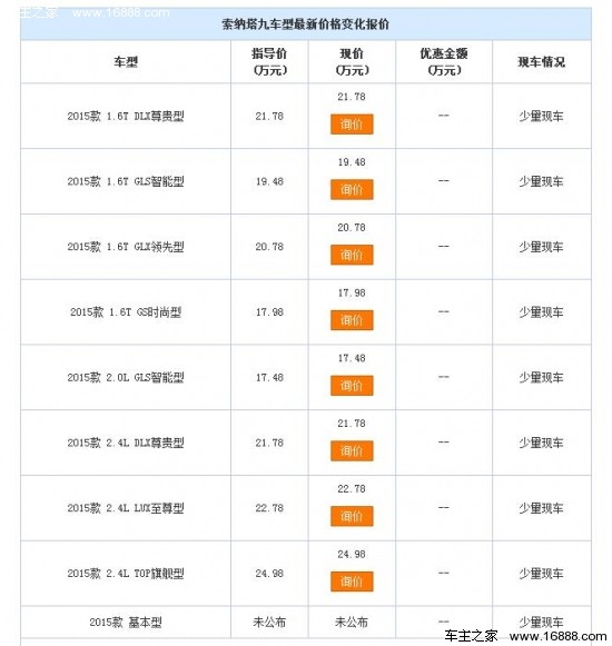 索纳塔九3年无息贷款 少量现车销售_新车到店