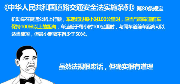 保持合理车距
