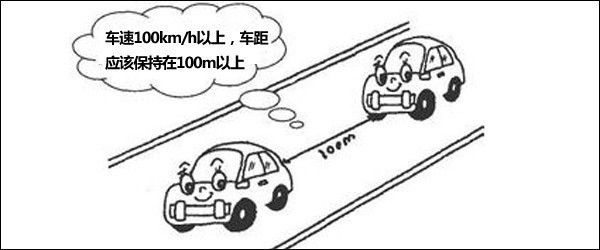 保持合理车距
