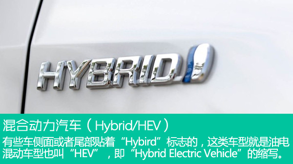 Hybird/HEV油电混动车型