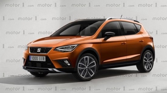 西雅特全新小型suv arona官方造型图