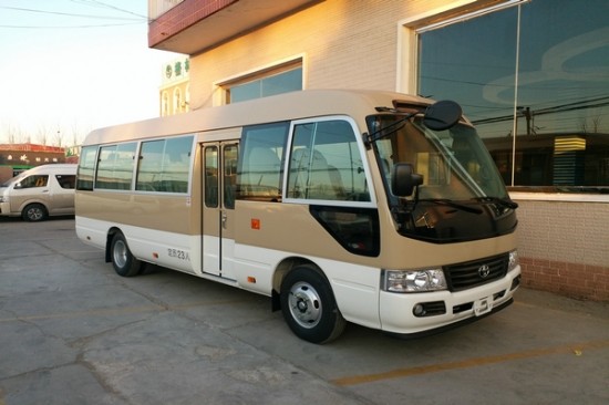 【图】丰田考斯特2.7排量20座现车电动折叠门