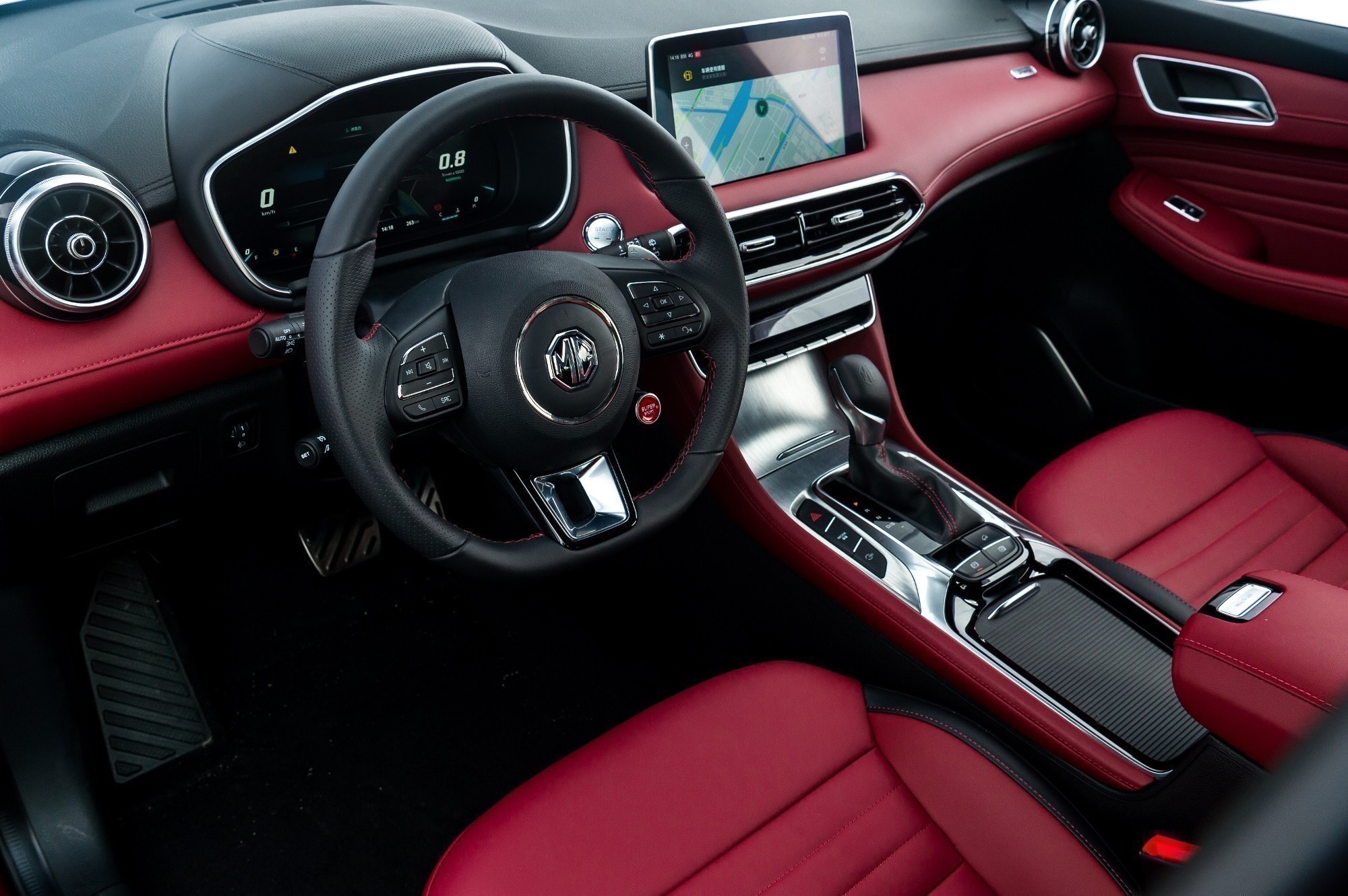 名爵hs 2018款 30t 自动四驱trophy荷尔蒙超燃版内饰图片 – 车主之家