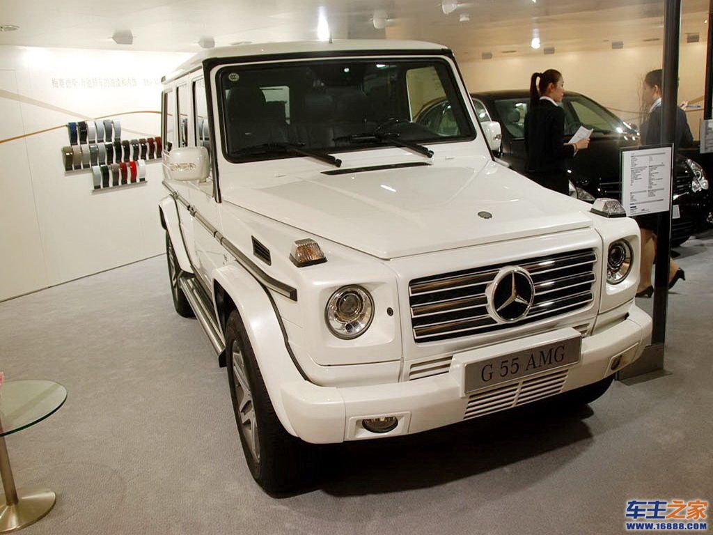 奔驰g级白色 奔驰g级