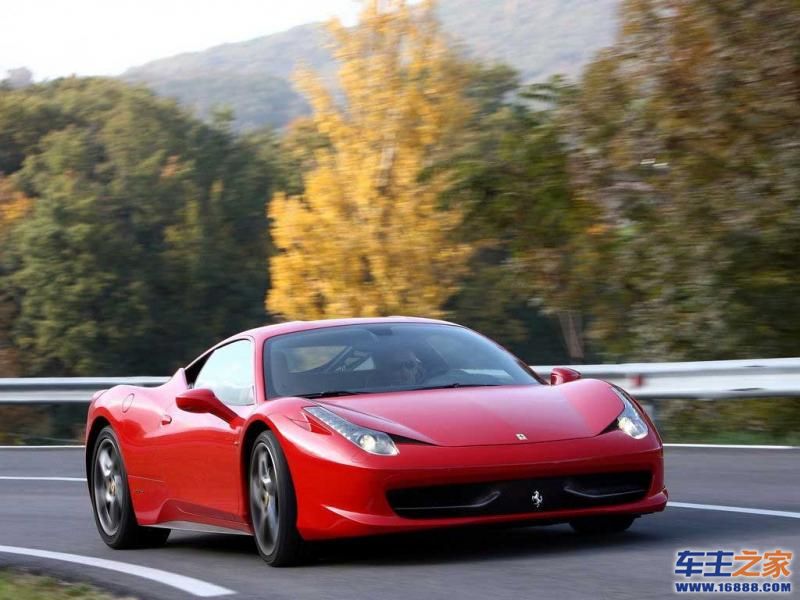 法拉利458红色 法拉利458 Italia