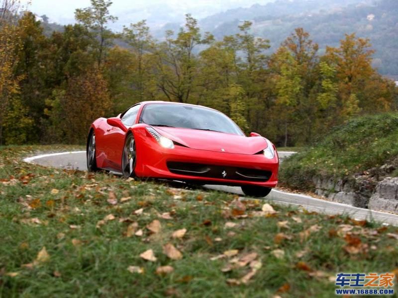 法拉利458红色 法拉利458 Italia