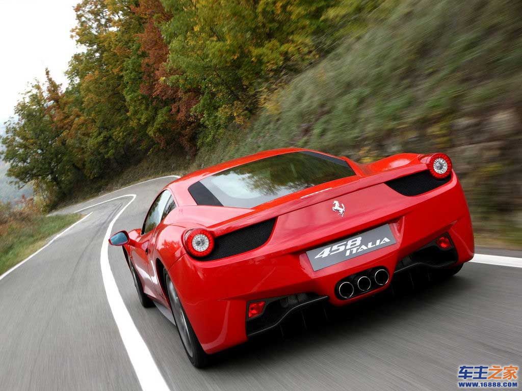 法拉利458红色 法拉利458 Italia