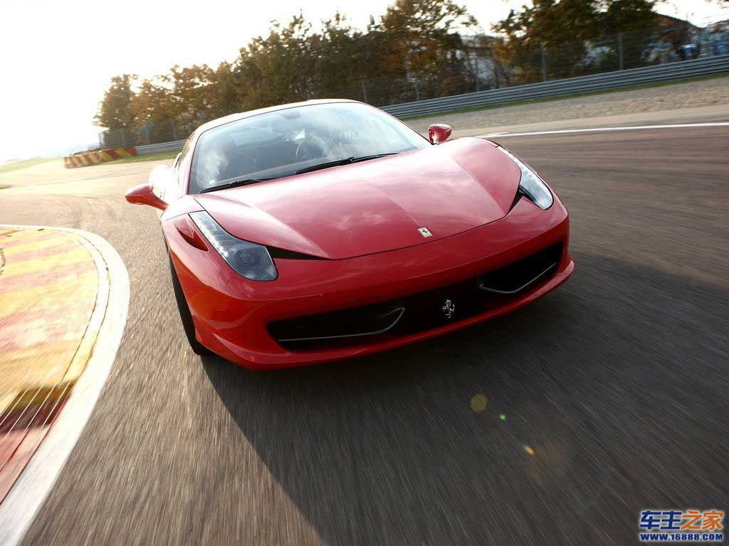 法拉利458红色 法拉利458 Italia