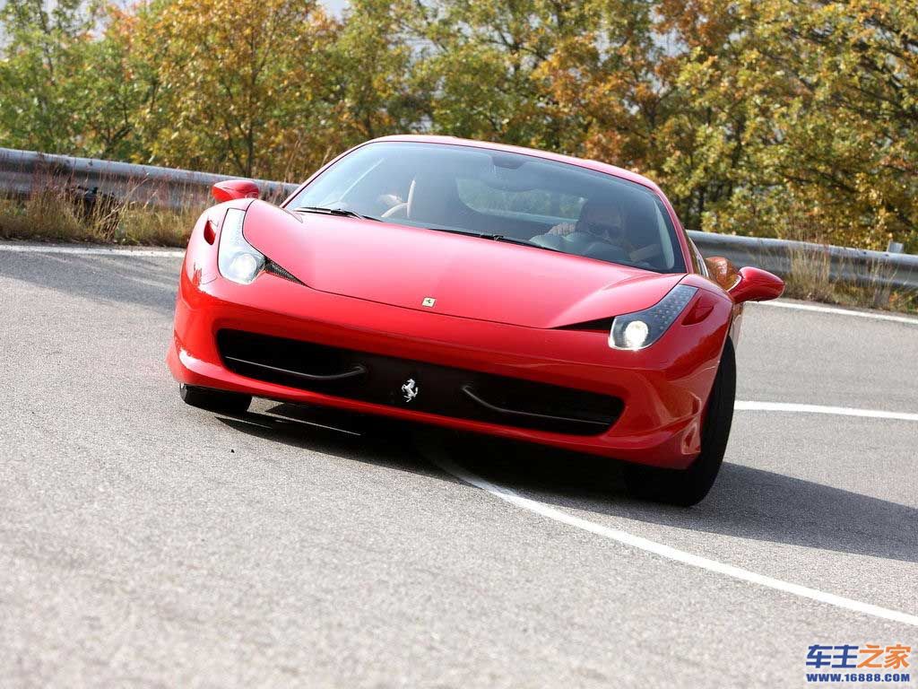 法拉利458红色 法拉利458 Italia