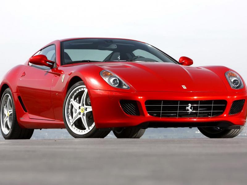 法拉利599红色2010款 Fiorano HGTE正前方