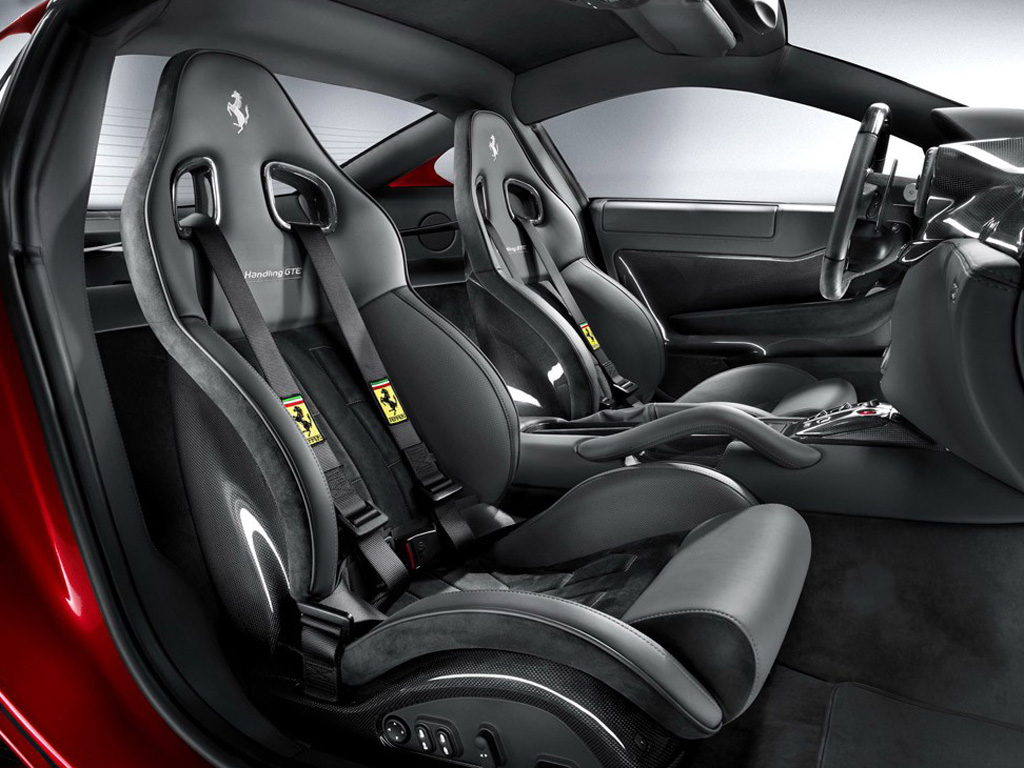 法拉利599黑色2010款 Fiorano HGTE驾驶室全景