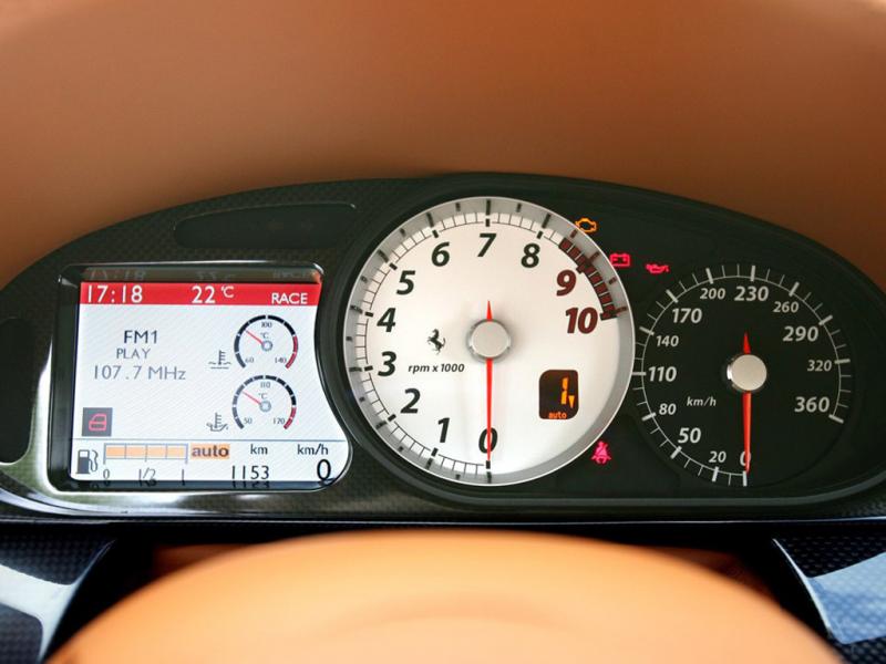 法拉利599黑色2010款 Fiorano HGTE仪表