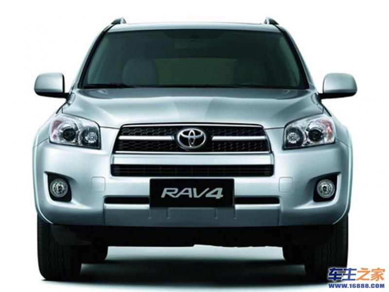 RAV4荣放银色 丰田RAV4正前方