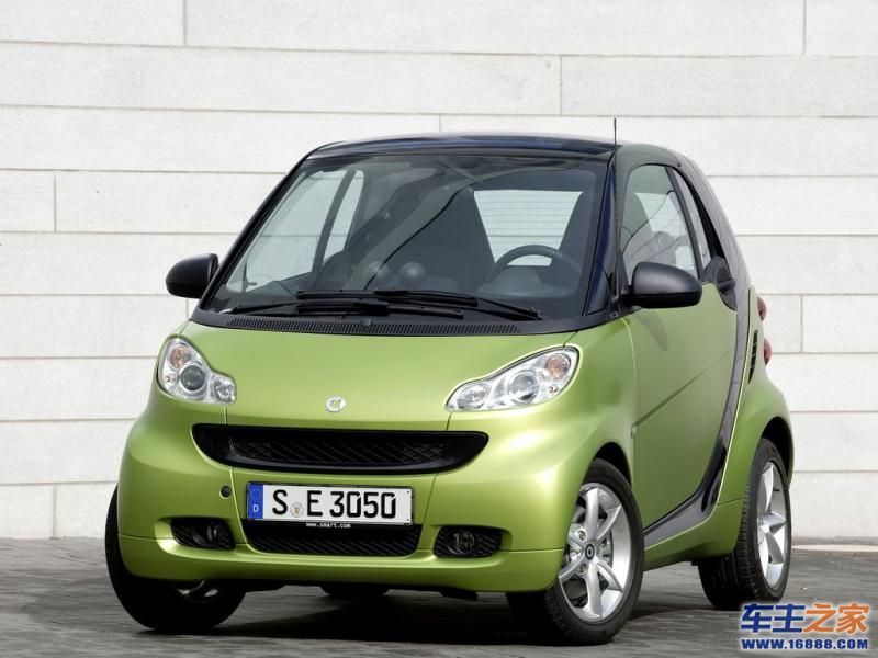 smart fortwo绿色 smart fortwo