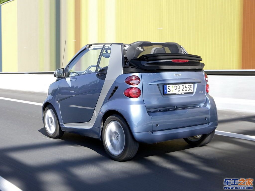 smart fortwo蓝色 smart fortwo