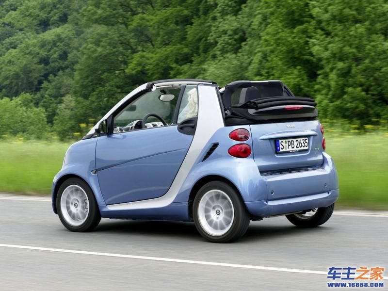 smart fortwo蓝色 smart fortwo