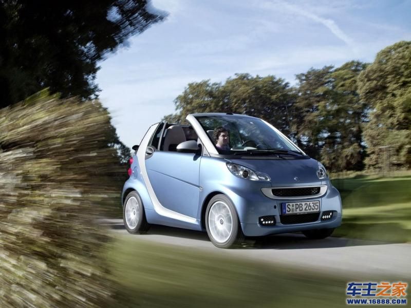 smart fortwo蓝色 smart fortwo