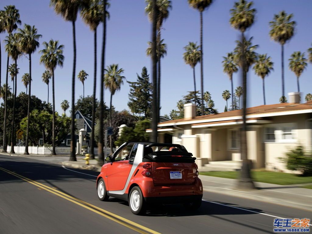 smart fortwo红色 smart fortwo