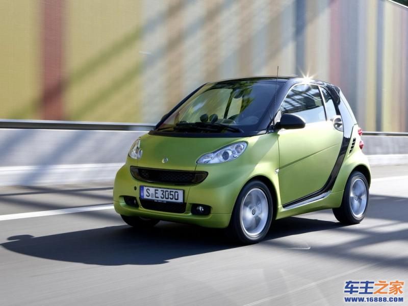 smart fortwo绿色 smart fortwo