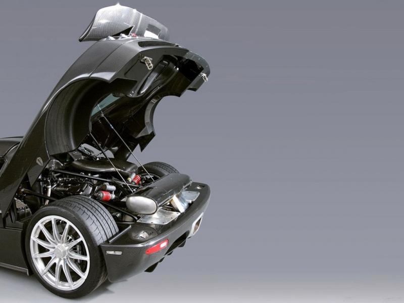 黑色柯尼赛格CCXR 08款 Edition引擎室