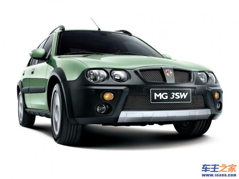 名爵3SW绿色 MG 3SW