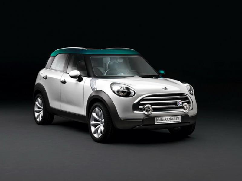 MINI COUNTRYMAN银色MINI Countryman车前右侧