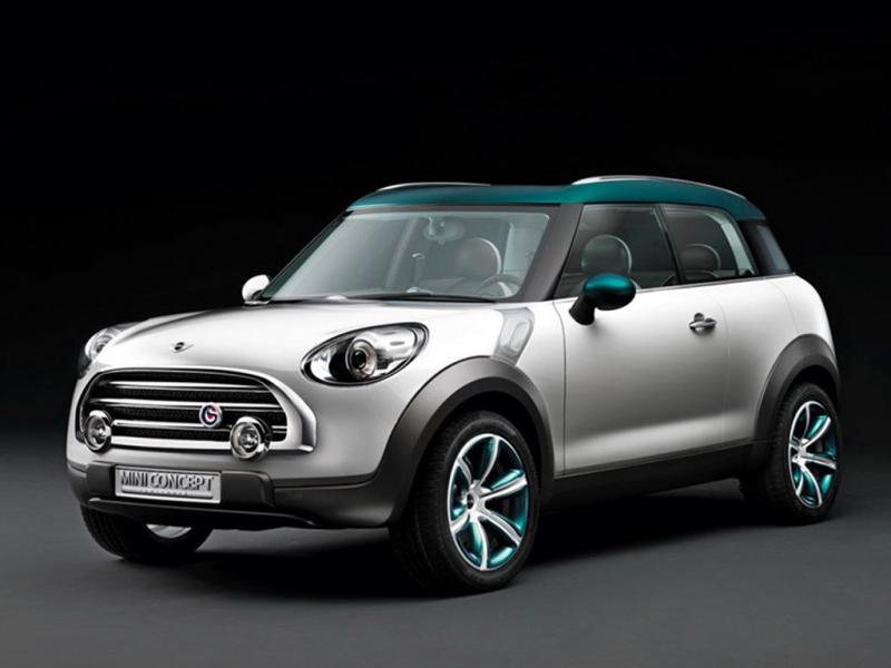 MINI COUNTRYMAN银色MINI Countryman车前左侧