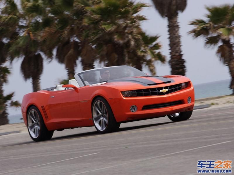橙色 雪佛兰camaro