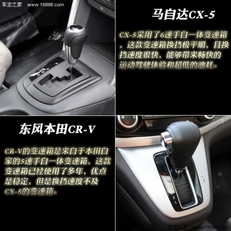 马自达CX-5对比东风本田CR-V 运动还是舒适？