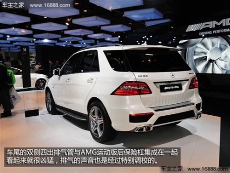 性能至上 北京车展实拍奔驰ML 63 AMG 汽车之家