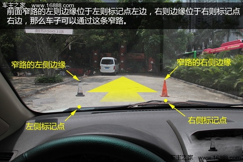 农村窄路开车技巧图解图片