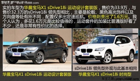 宝马 华晨宝马 宝马x1 2013款 sdrive18i 运动设计套装