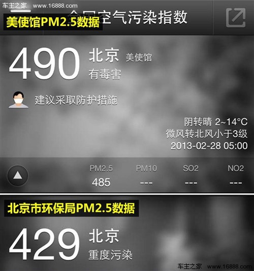 实测北京车内/外pm2.5值_车居知识 - 车主之家