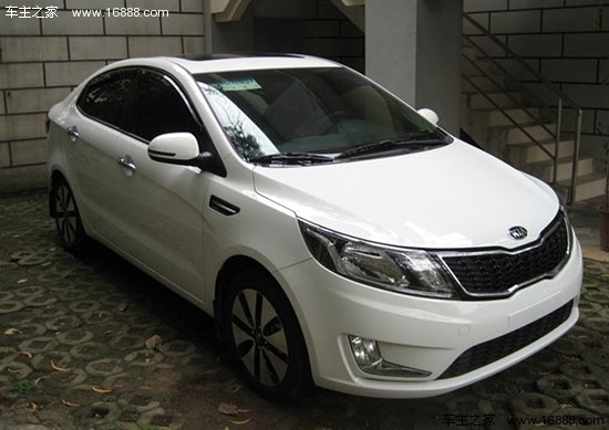 锐利,个性,运动 白色起亚k2提车手册