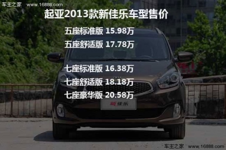 起亚起亚(进口)新佳乐2013款 基本型