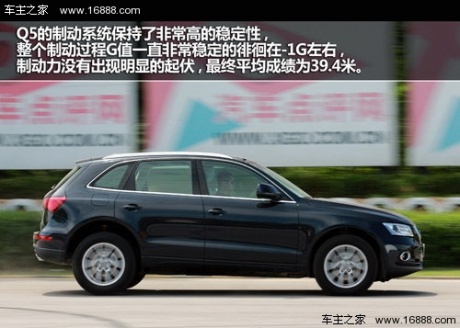 精致化进程 测试203款奥迪Q5 40TFSI