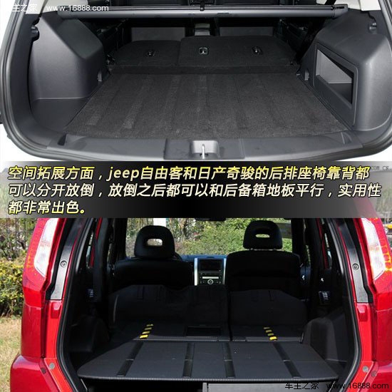 不过日产奇骏后备箱的地板别有洞天,可拆卸的地板下方有两个储物格