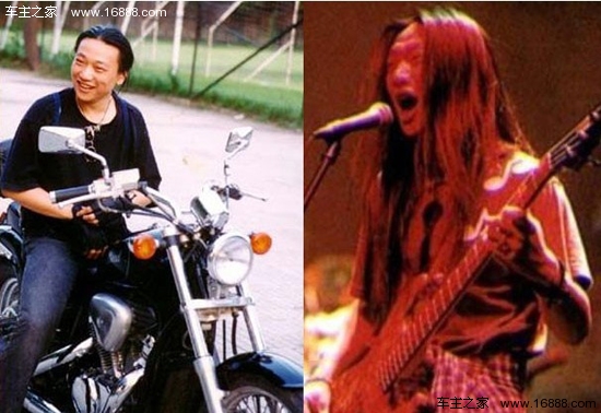 张炬生前骑车及演出照片