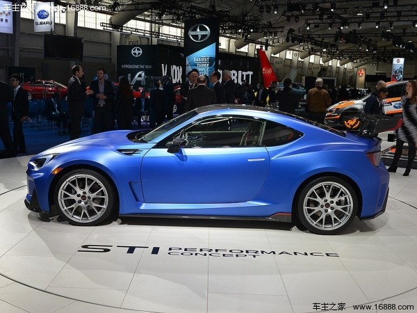 斯巴魯brz sti將量產 將搭2.0t/300匹馬力