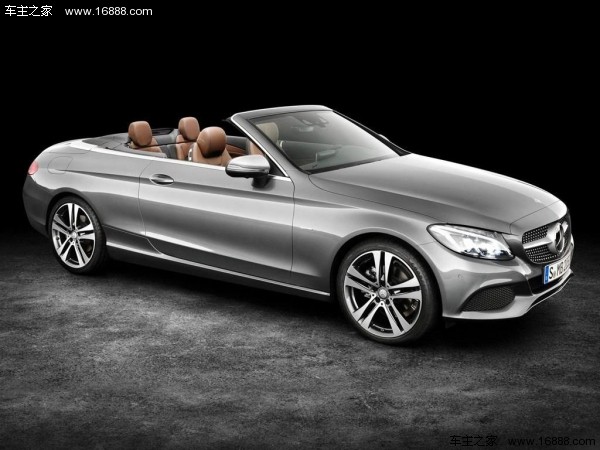 奔驰全新c级敞篷版官图 采用软顶设计