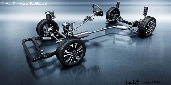 ga6前悬挂为同级车中难得一见的双叉臂结构,要知道这是在豪华品牌车型