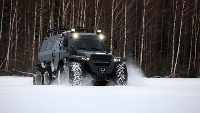 西伯利亚征服者8x8越野车天津腾柏接受预定