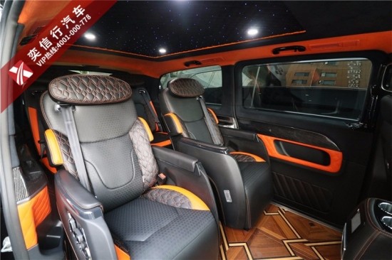 湖北黄冈 黄石 进口奔驰商务车v250内饰图片