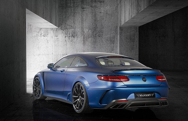 奔驰s63amgcoupe双门跑车mansory迈莎锐定制蓝宝石碳纤套件
