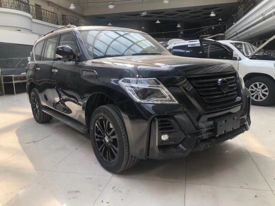 2019款日产途乐黑色改装黑武士套件畅销