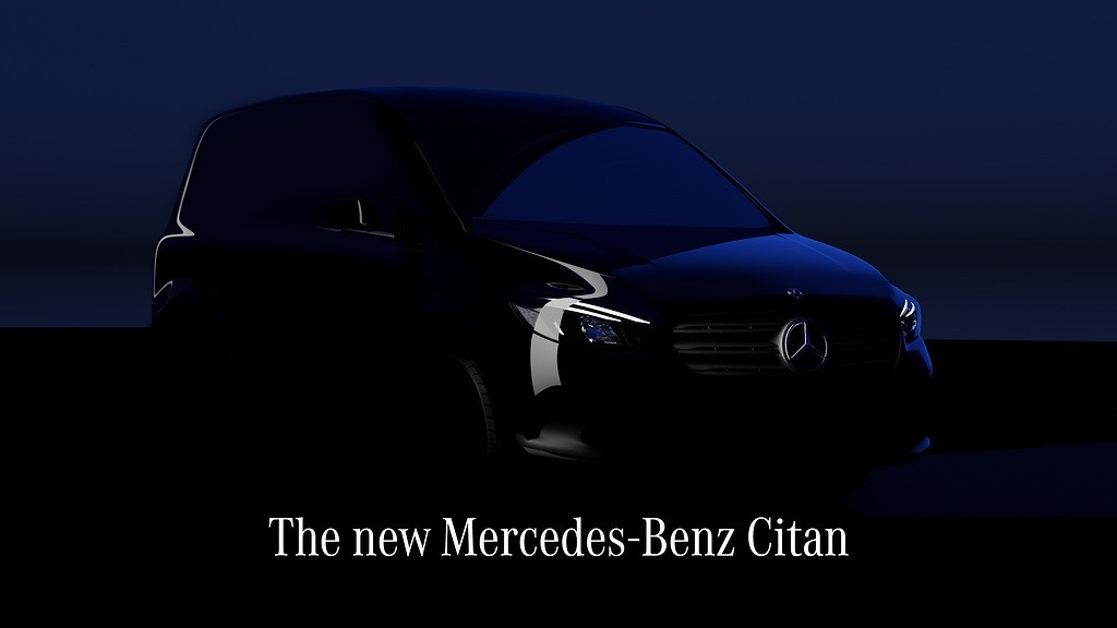 全新梅赛德斯-奔驰Citan预告发布 将8月25日首发