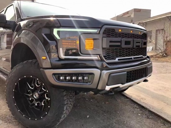 福特f150xlt白金ltd改装猛禽宽体套件价格天津港福特f150改装